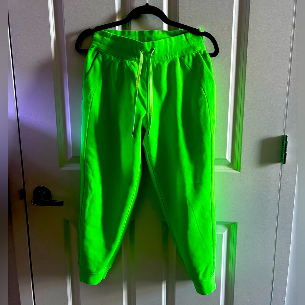 Lululemon neon sweatpants